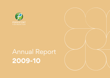 Persistent Foundation Annual Report 2009-10